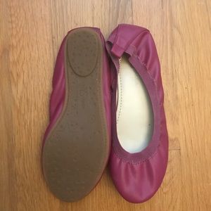 Yosi Samra Girls Pink Leather Flats 4 / 6